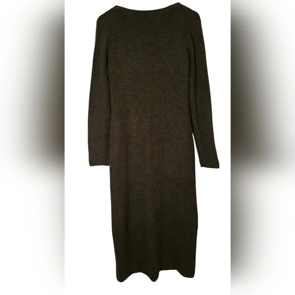 Massimo Dutti Wool Maxi Dress Fall Winter 2022 New without tags - Picture 2 of 10